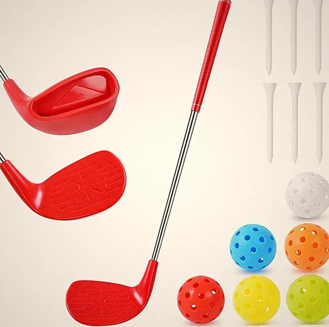 Backyard Golf Club Set with Oversize Heads Golf Balls Bucket Golf Game Chipping