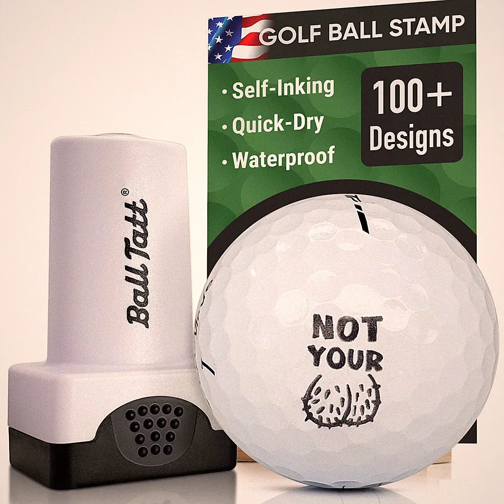 Ball Tatt - Not Your Ball Golf Ball Stamp Quick-Dry Self-Inking Ball Stamper