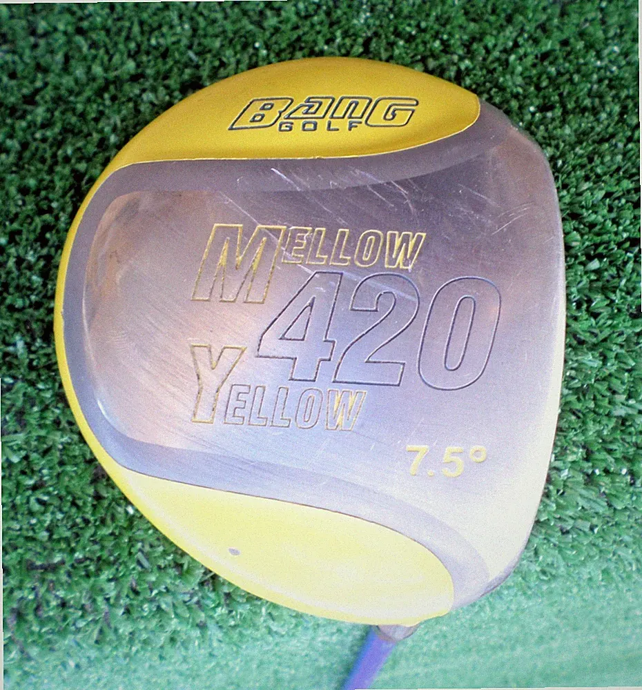 BANG GOLF MELLOW YELLOW 420 Driver 7.5*, Grafalloy Pro Launch Stiff, 47.5", RH