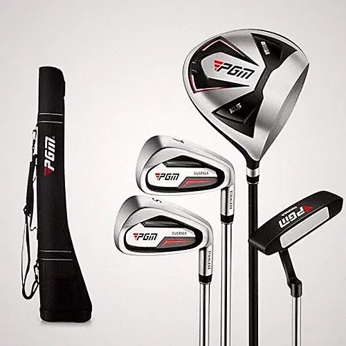 Beginner Golf Clubs Sets OVERSEA for Men 5 Piece Includes Golf Driver, 7