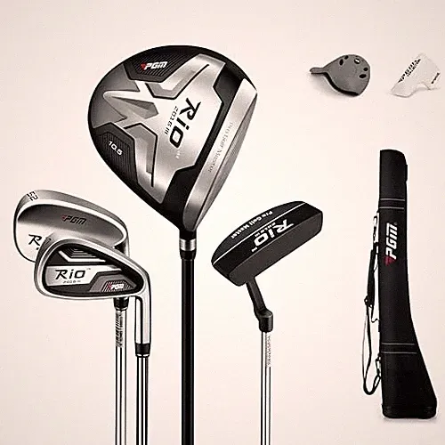 Beginner Golf Clubs Sets Rio for Men 5 Piece Includes Golf Driver, 7 Iron