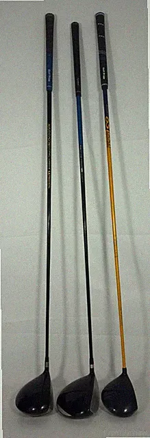 Beginner Golf Driver Lot (3) Warrior Custom, Tec Plus, and HVC Drivers