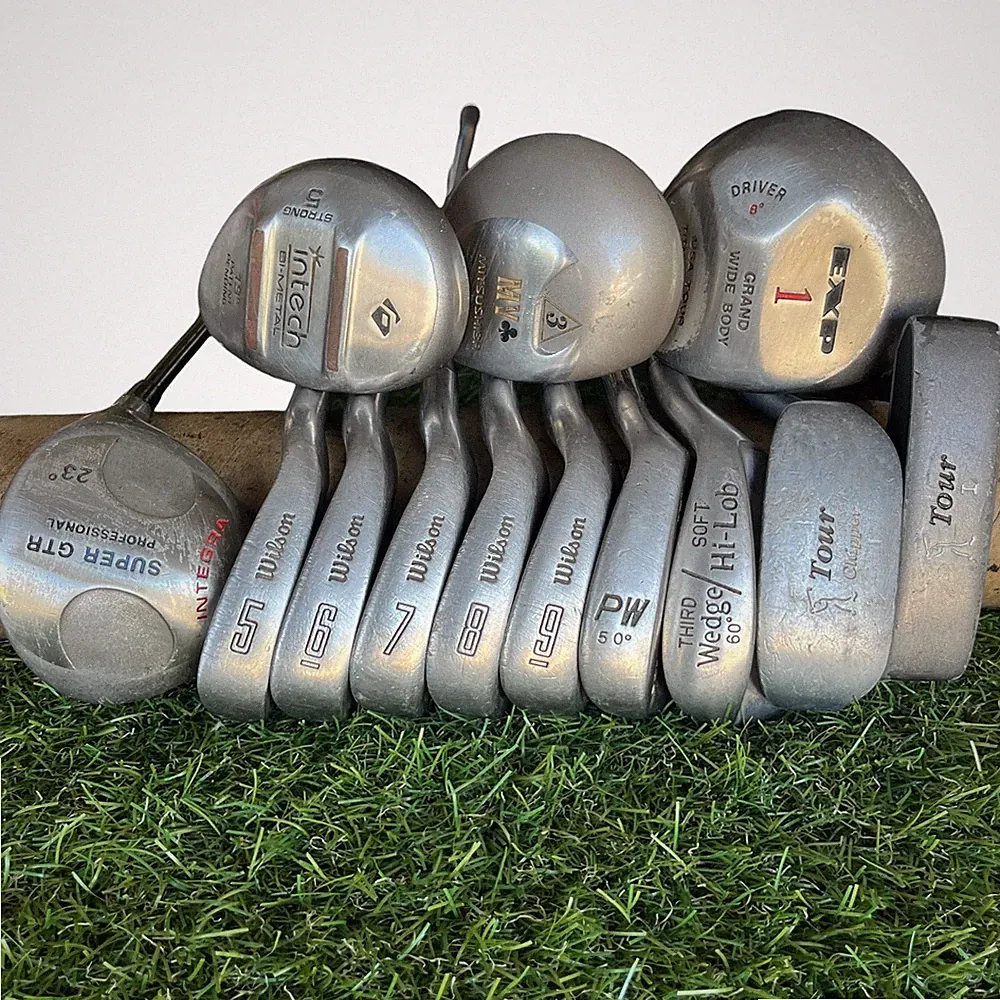 Beginner Mens Regular Flex Complete Golf Club Set Right Starter Value