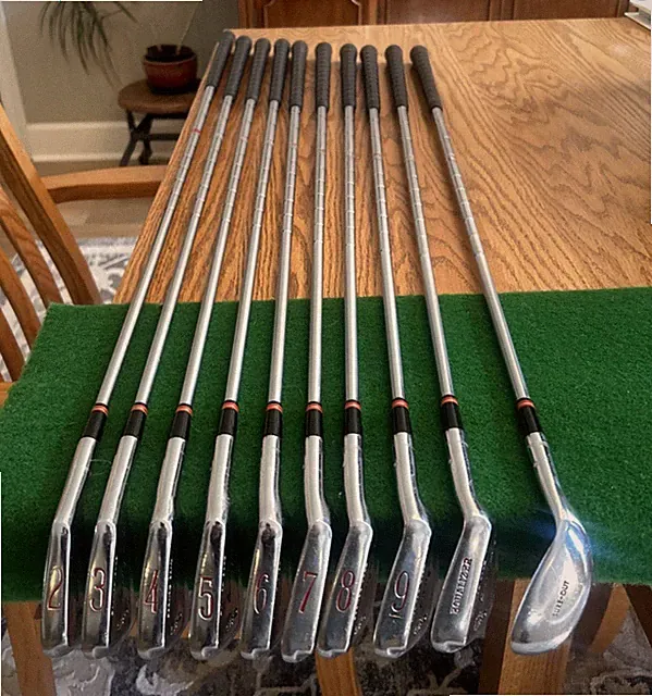 Ben Hogan 1+ Bounce Sole Iron Set 2-SW (10 clubs) ⛳️ RH Stiff Flex Steel Shafts