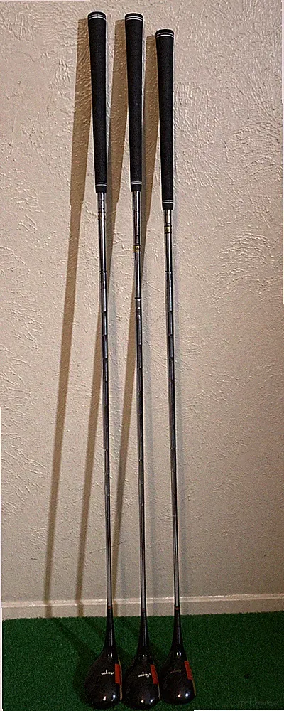 Ben Hogan 3,4,5 Golf Woods #2 Senior Flex Steel Shafts Vintage Clubs Ready To Go