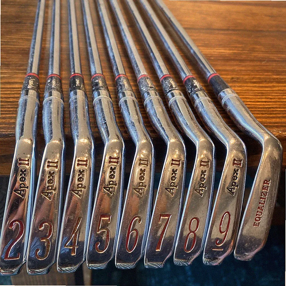 Ben Hogan APEX 2 2-E Iron Set ⛳ Steel Shaft Stiff Silhouette Irons Matching Ser#