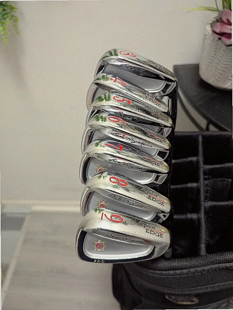 Ben Hogan Apex EDGE PRO 3-9 Iron Set Golf Clubs ⛳ Steel APEX 4 Stiff Flex Shafts