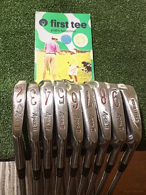Ben Hogan Apex II Black Cameo Irons Set (2-PW) AMF Apex Steel Shafts (Read)