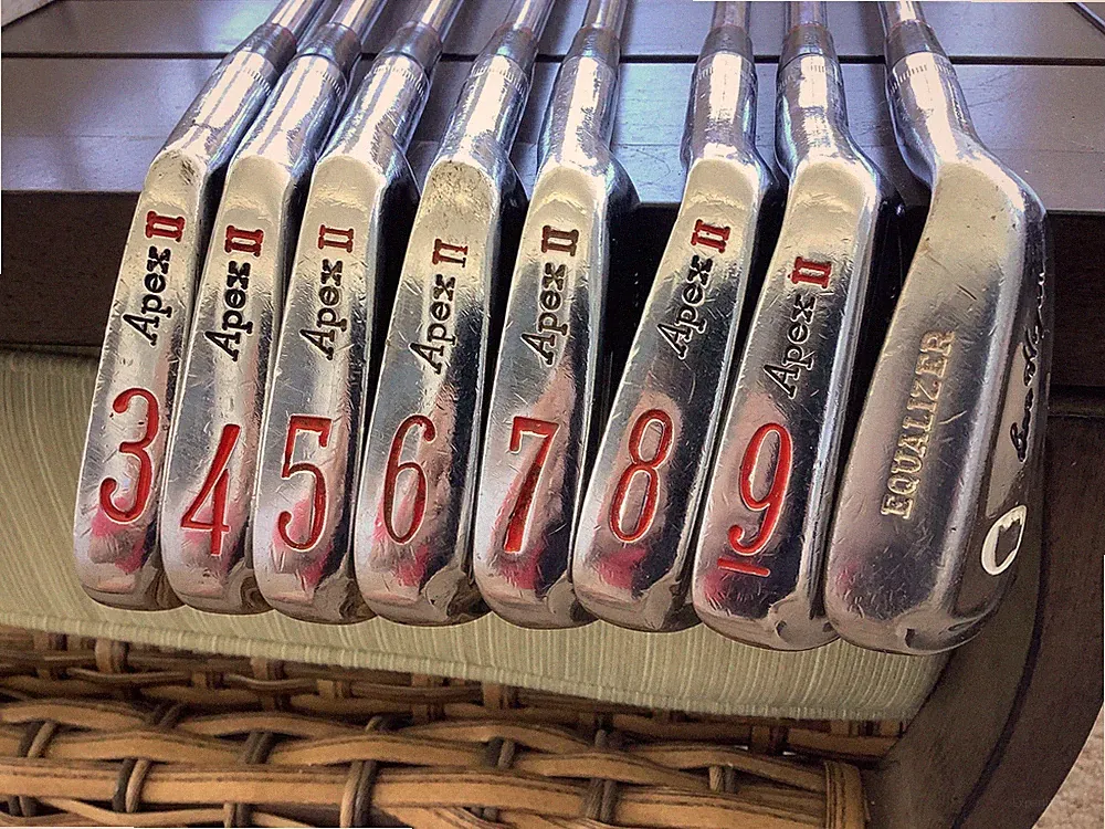 Ben Hogan Apex II White Cameo Iron Set- 3-PW Complete