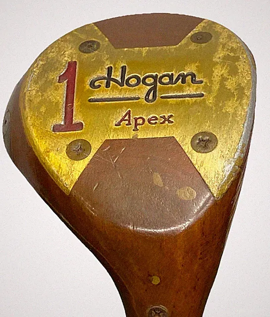 Ben Hogan Apex Oil Hardened Persimmon Driver RH Dynamic Regular Steel 41.5" HC