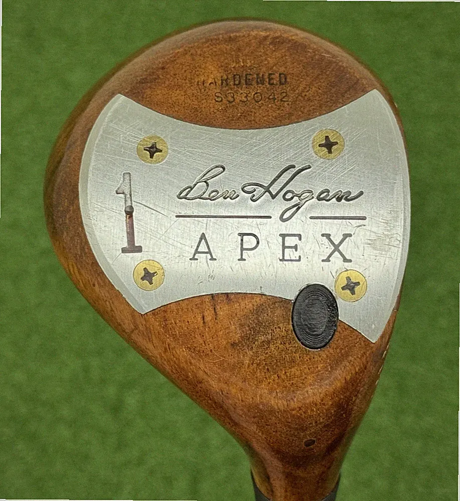 Ben Hogan Apex Oil Hardened Persimmon Driver Right Handed Graphite Regular Golf