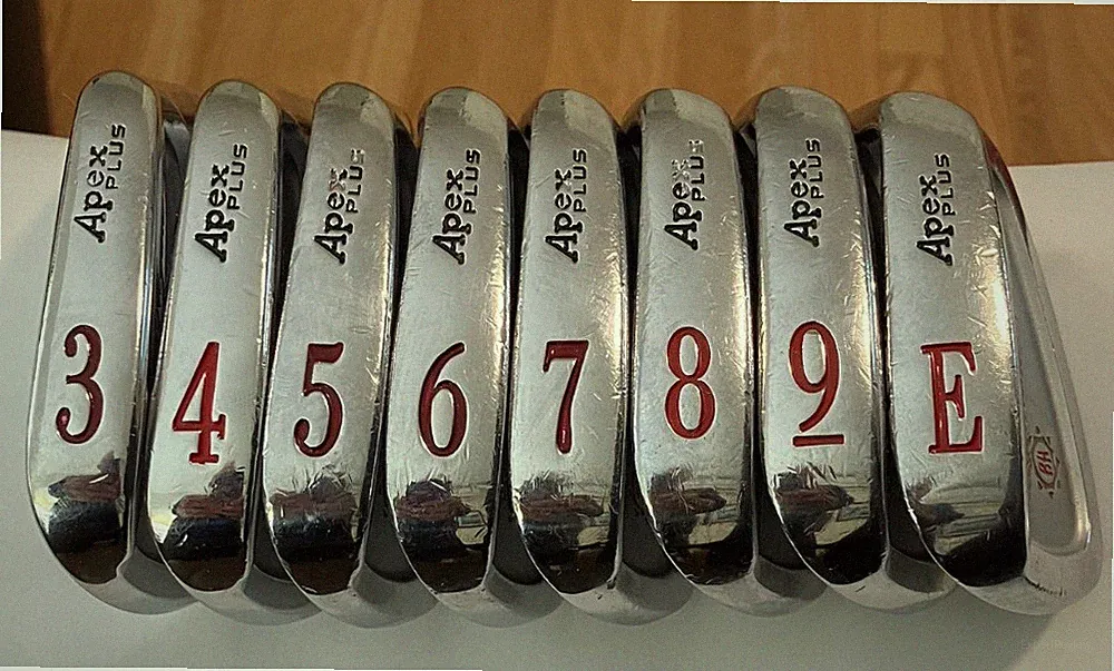 Ben Hogan Apex Plus 3-E Irons, Graphite Shaft Reg, GREAT GROOVES w/a $25 REFUND!