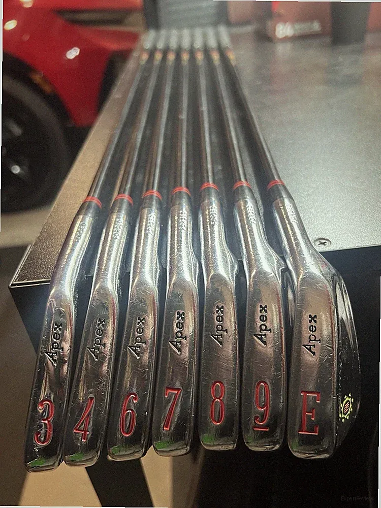 Ben Hogan Apex RH Iron Set 3-9,E Graphite Shaft Black Silver Used AMAZING BUY