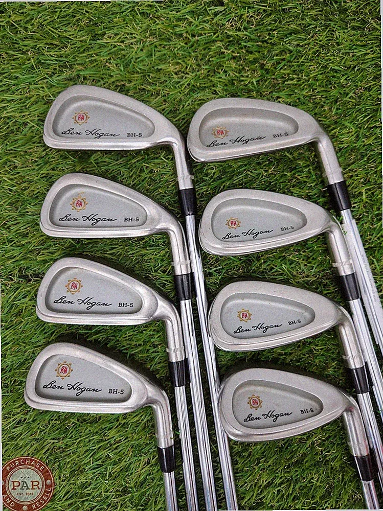BEN HOGAN BH5 IRON SET 3-PW STIFF DYNAGOLD 120 S300 GOOD