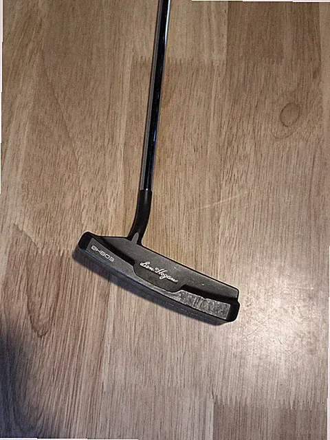 Ben Hogan BHB03 Blade Putter Black Right-Handed SuperStroke Grip Blue Head Cover