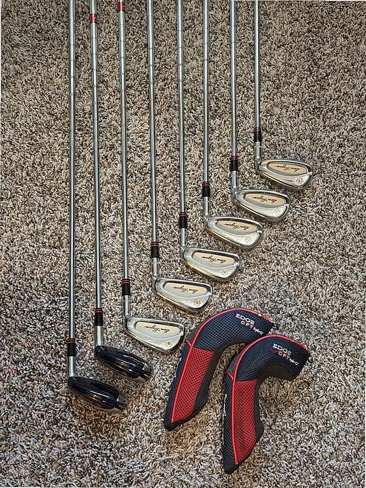 Ben Hogan Edge CFT Hybrid 3-4, Irons Set 5-E (PW) Golf Clubs Regular Flex RH