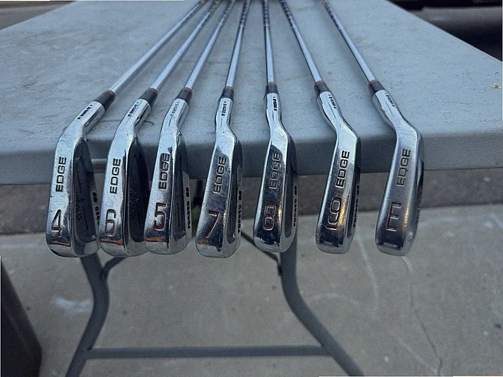 Ben Hogan Edge Forged 4-9 Eron Set + E Wedge Steel Shaft Right-Handed FAST SHIP