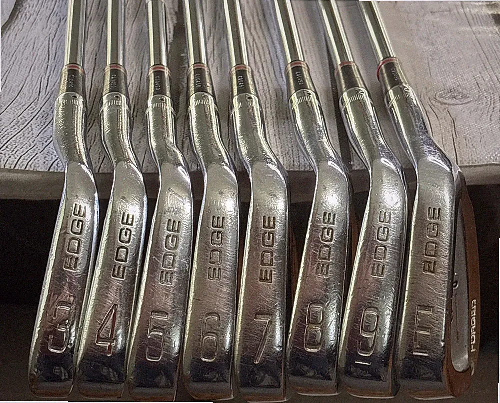 Ben Hogan Edge Forged Set of 8 RH Steel Shaft 3-EW Royal Grips Golf Club Irons.