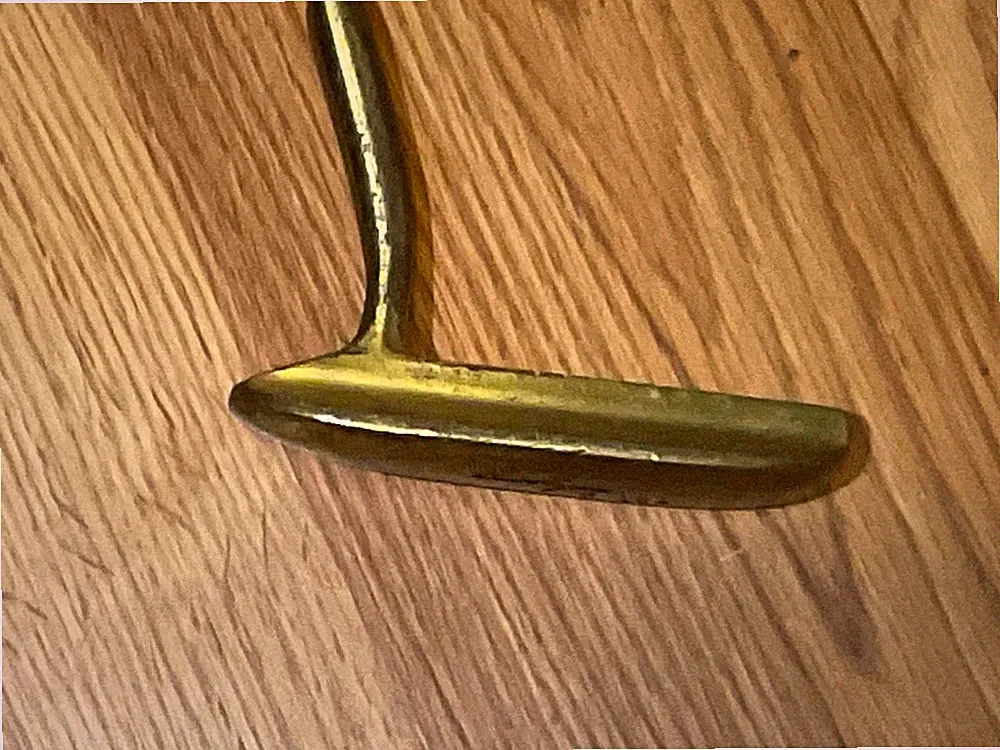 BEN HOGAN GOLF P154 vintage brass flange style putter RH 35"