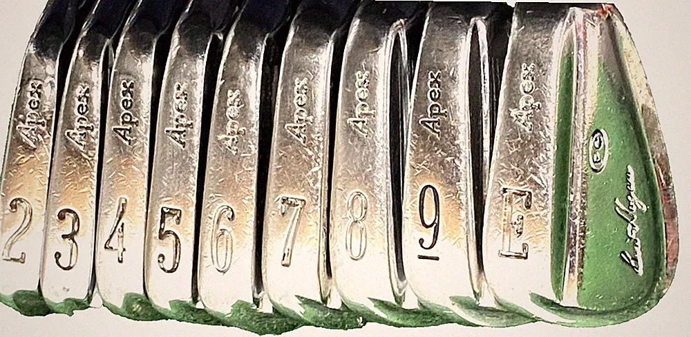 Ben Hogan PC Forged Iron Set 2-PW Apex 4 Stiff Steel 5i 37.5" RH New Jumbo Grips