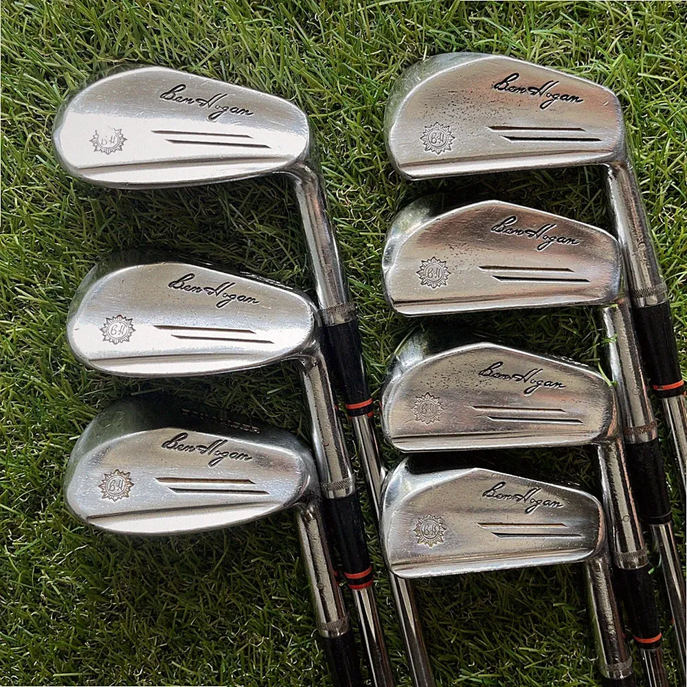 Ben Hogan Power Thrust Iron Set 4-Pw Leather Grips Right Regular Flex Vintage
