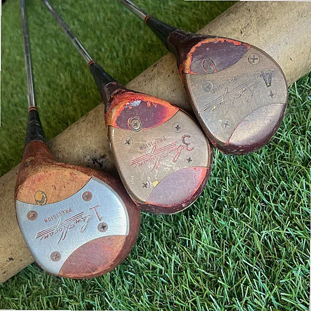 Ben Hogan Precision Saber Persimmon Wood Set 1/3/4 Vintage Right Handed