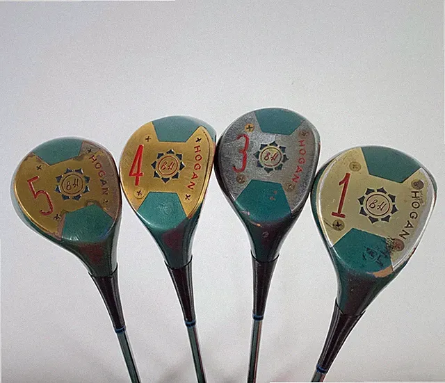 Ben Hogan Princess Woods Set 1 3 4 5 Vintage Wood Head Avon Chamois Grips Women
