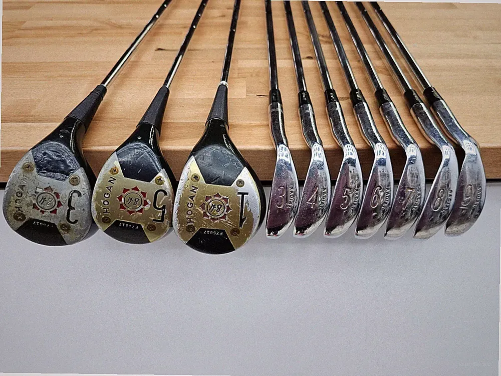 Ben Hogan Radial Iron Set 3-9 Speed Slot 1 3 5 Right Hand RH Steel Shafts