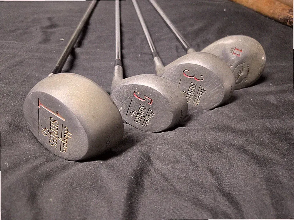 Ben Hogan Series 56 Metal Woods Set 1 3 5 Drivers & Jumbo 11 Wood 32° RH Steel