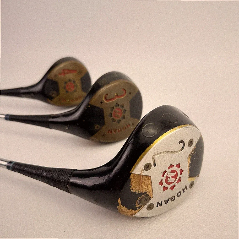 Ben Hogan Speed Slot Woods Set 2/3/4/ Persimmon Golf Clubs. k49633