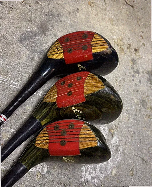 Ben Hogan VINTAGE Woods Set Driver 1 4 5 Apex 4 Stiff Steel Shafts