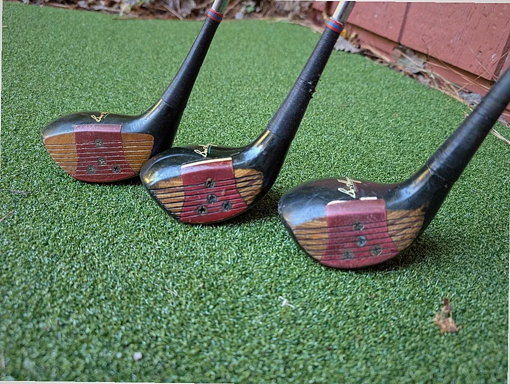 Ben Hogan Woods persimmon personal model and laminated woods 2 3 4