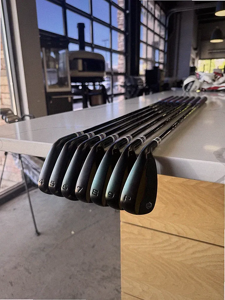 Bettinardi Custom Rainbow CB/MB combo Iron Set black Kbs $ taper 120 stiff