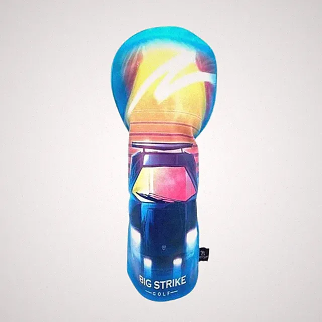 Big Strike Golf Club Headcover for Driver, Synthetic Leather Soft Velvet Lining