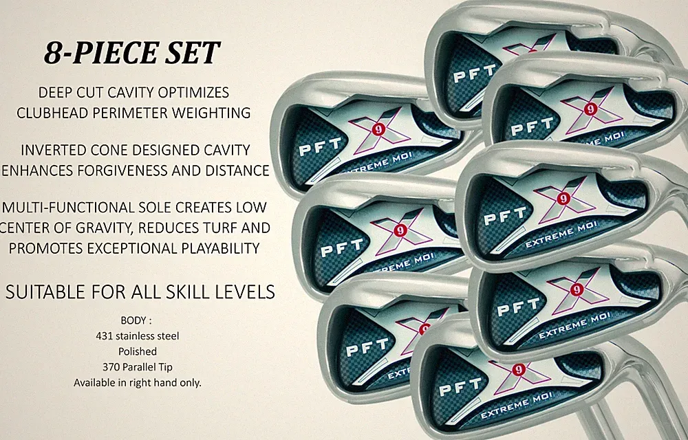 Big Tall Golf Clubs XXL Made +2" XL Extra Long Irons Set Jumbo Grips
