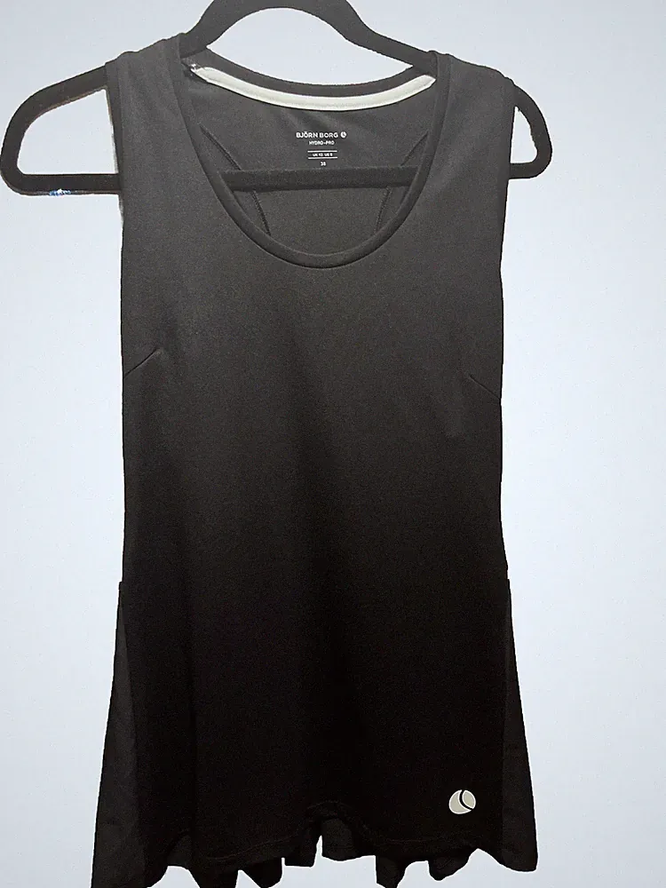 Bjorn Borg Black tennis black dress sz 8 Women's Cute