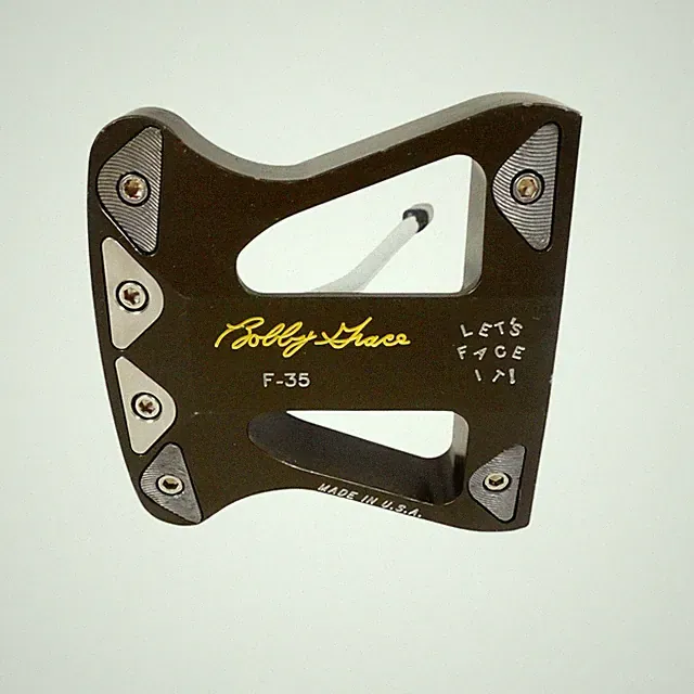 Bobby Grace 2010 Rare Putter F-35 Let's Face It! 35" RH w Head Cover