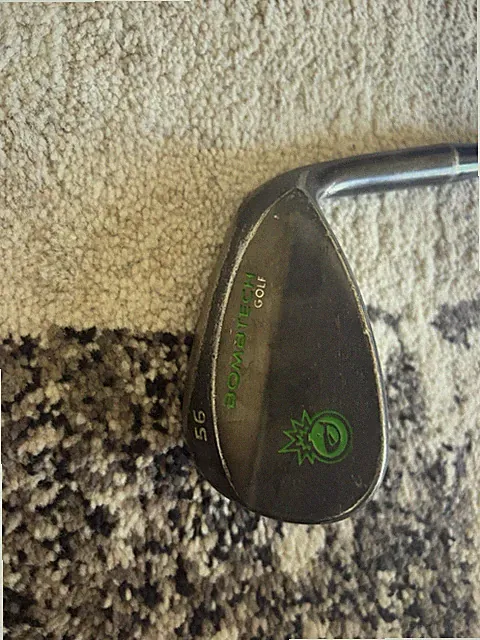 Bombtech 56 Degree Wedge Steel Shaft Silver Black Golf Club