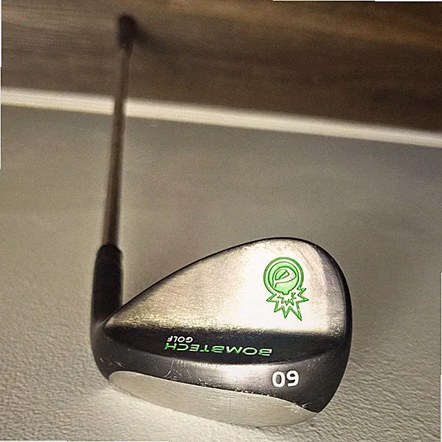 Bombtech 60° Lob Wedge Steel Shaft Right-Handed Silver/Black/Green