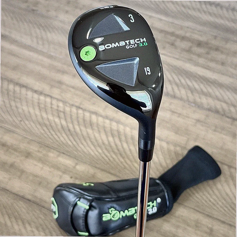 Bombtech Golf 3.0 3-Hybrid 19º RH Regular Flex Steel Shaft 40.5" +HC Excellent!