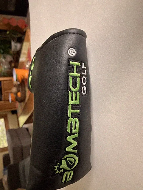 *Bombtech Golf 3.0 Blade Putter Headcover, Excellent Condition, Black Neon Green