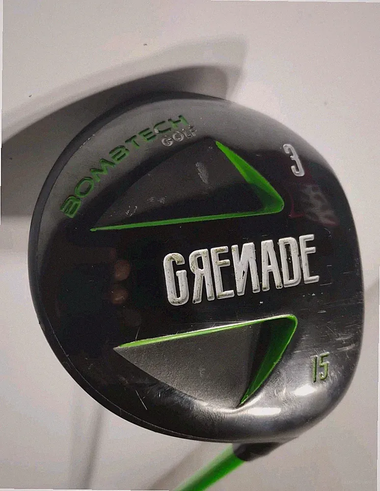 Bombtech Golf 3 Wood 15 Degree A-Flex Graphite Shaft RH