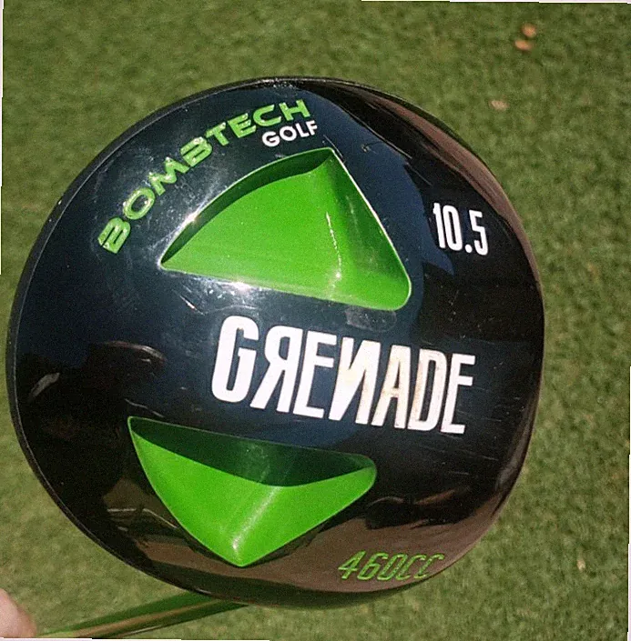 Bombtech Golf Driver Grenade 460CC 10.5 R Flex 45" Shaft Winn master wrap Grip