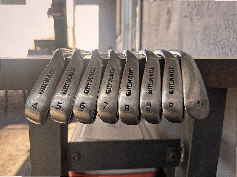 Bombtech Golf Grenade (4-PW + 56 Wedge) Iron Set (8 Clubs) Stiff Steel Shafts RH