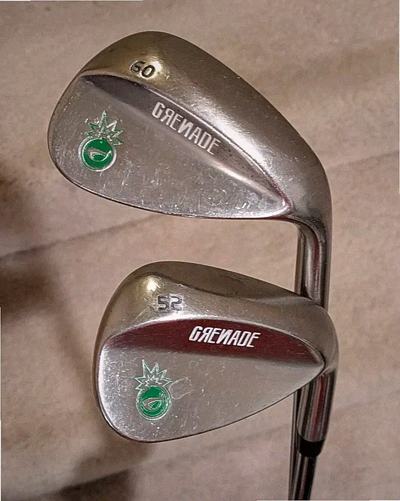 Bombtech Golf Grenade Steel Shaft RH 2 Wedge Set 52°, 60° OEM GW, LW
