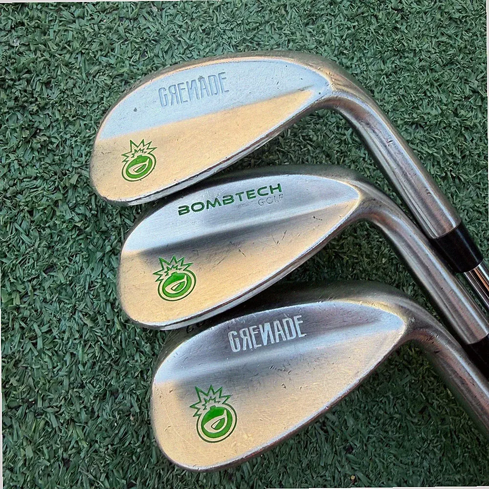 Bombtech Golf Grenade Wedge Set Steel Shaft 52 56 60 Degree Lob Sand Gap