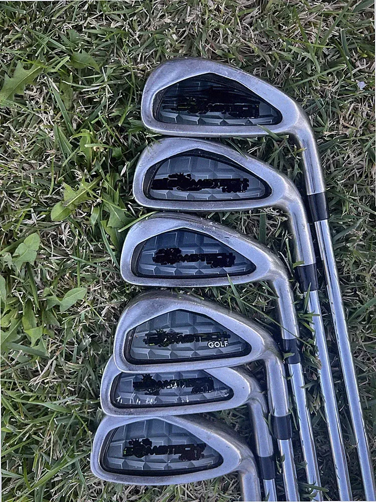 Bombtech Golf Iron Set 4-9, Steel Shafts, FLEX UNKNOWN, RH, READ DESCRIPTION