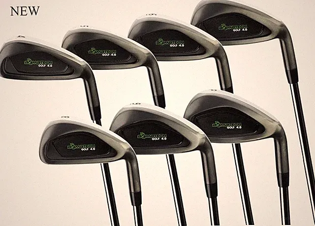 BombTech Golf - Premium Golf 4.0 Iron Set - Right-Handed Irons, Black