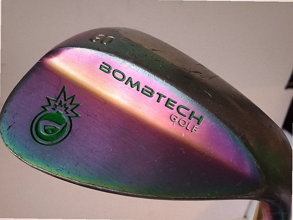 BOMBTECH Golf Rainbow Volcano Torched 60* Lob Wedge LW Steel Shaft RH