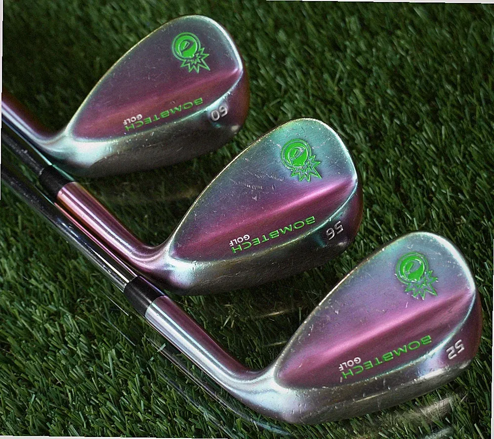 BOMBTECH Golf Volcanic Torched Wedges Set GW, SW, LW Steel 52,56,60 RH ~ LOOK!!